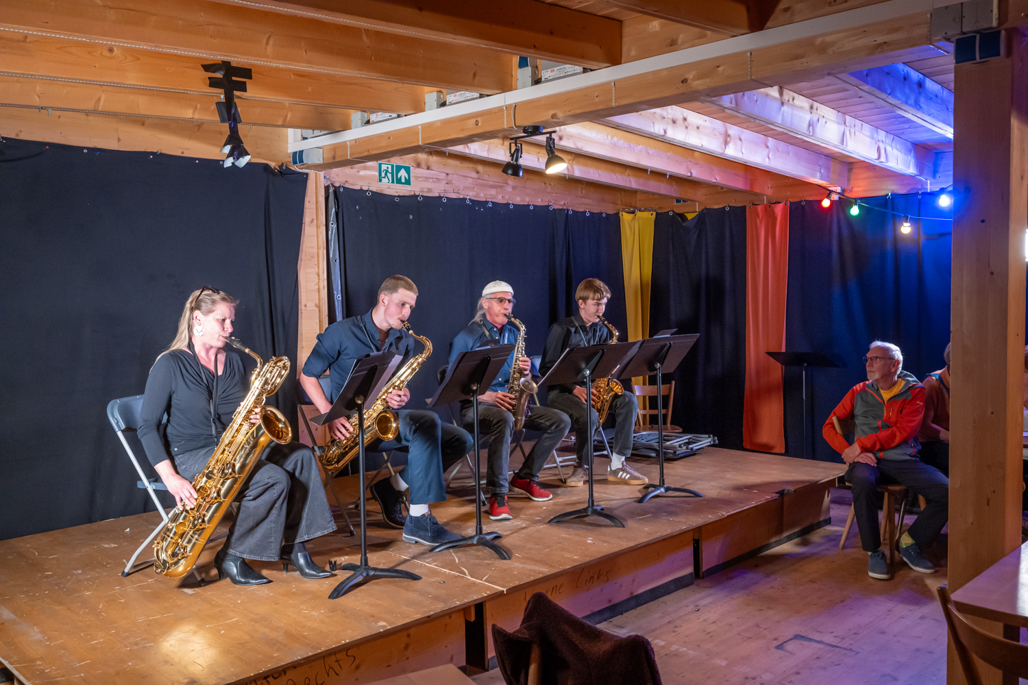 Das Saxofonquartett der Stadtsing-und Musikschule Kolbermoor 